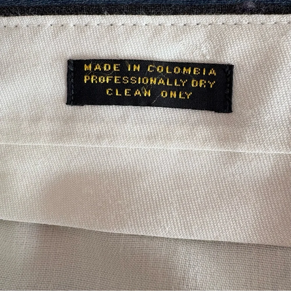 Towncraft 100% Wool Gray Dress Pants